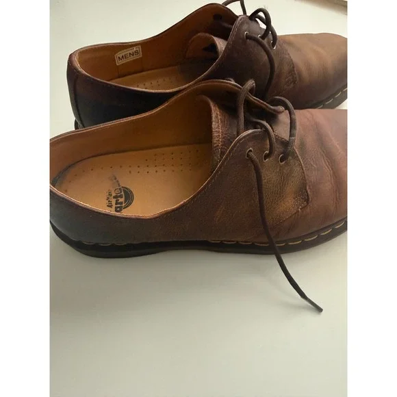 Dr Martens 1461 Mens Leather Brown Oxford Shoes 10 US M - Picture 2 of 11